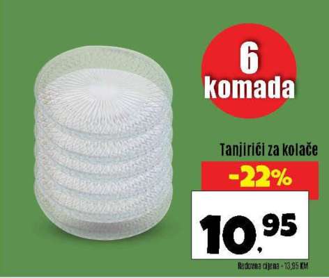 Tanjirići za kolače