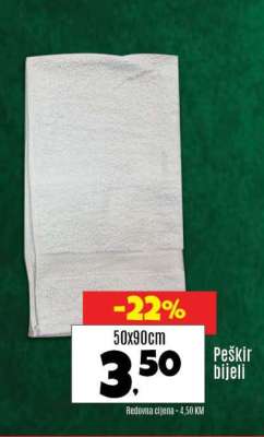 Peškir bijeli