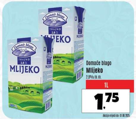 Domaće blago Mlijeko