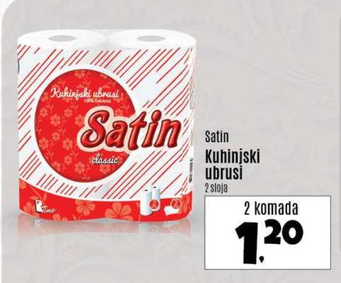 Satin kuhinjski ubrusi