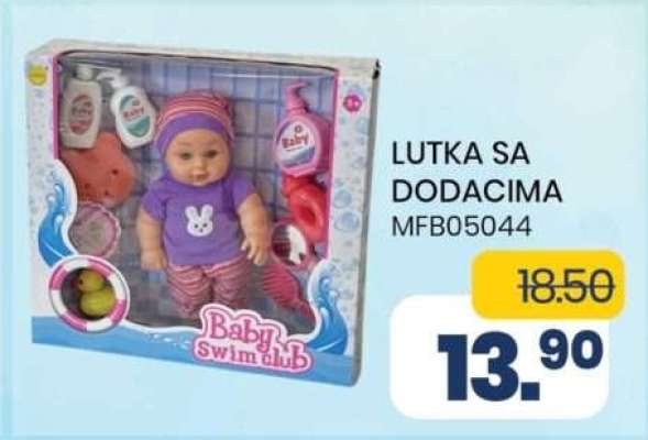 LUTKA SA DODACIMA