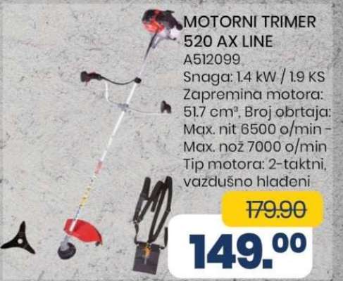 MOTORNI TRIMER 520 AX LINE