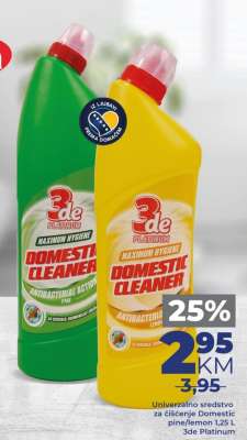 3de Platinum Domestic Cleaner