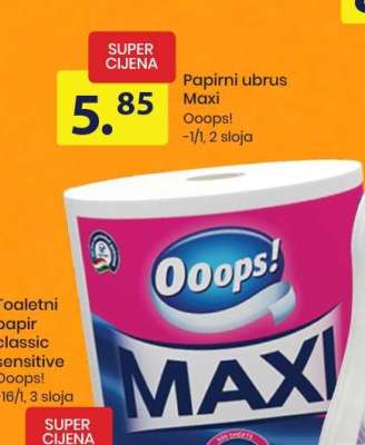 Papirni ubrus Maxi