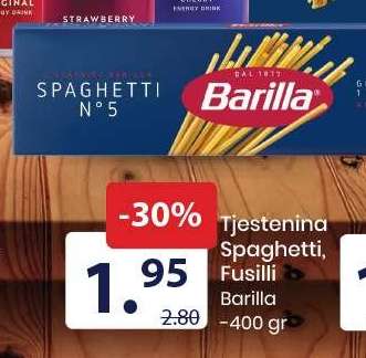 Tjestenina Spaghetti, Fusilli
