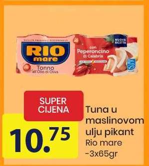 Tuna u maslinovom ulju pikant Rio mare -3x65gr