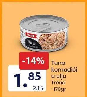 Tuna komadići u ulju