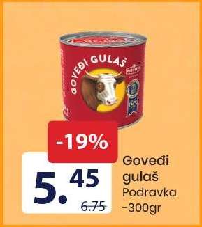 Goveđi gulaš Podravka