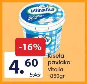 Kisela pavlaka Vitalia