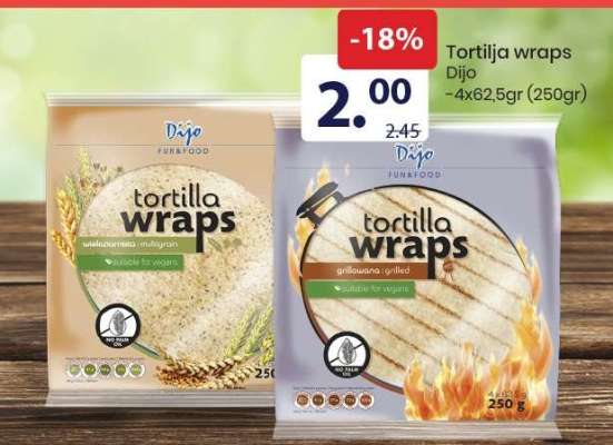 Tortilja wraps Dijo