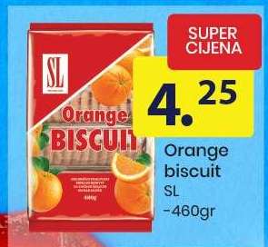 Orange biscuit