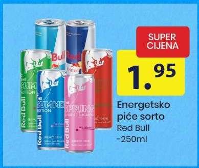 Energetsko piće sorto Red Bull