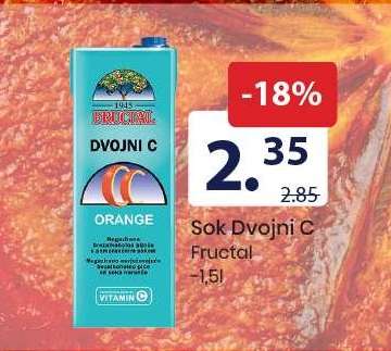 SOK DVOJNI C Fructal