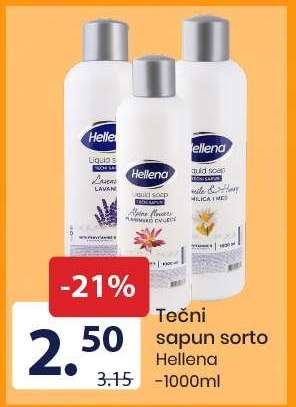 Tečni sapun sorto Hellena