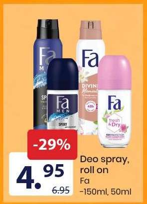 Deo spray, roll on