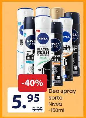 Deo spray sorto Nivea