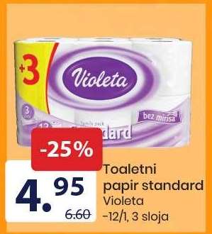 Toaletni papir standard