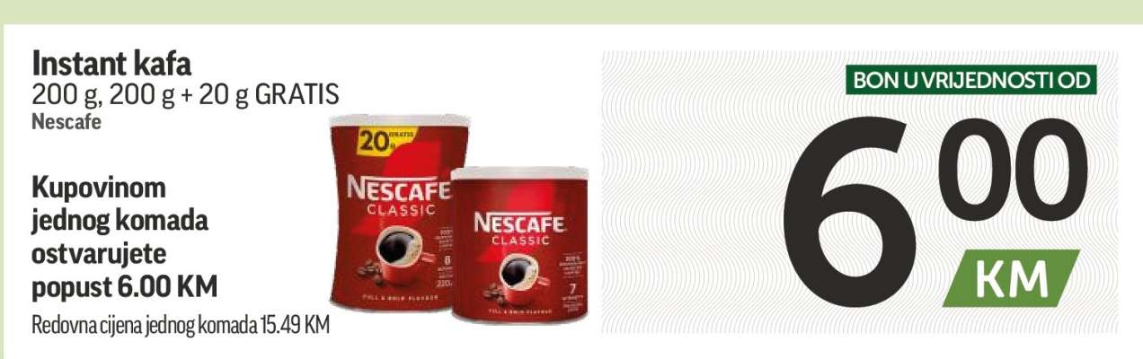 Instant káva Nescafe