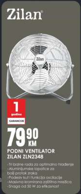 PODNI VENTILATOR ZILAN ZLN2348