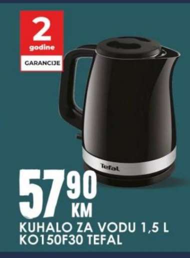 Kuhalo za vodu 1,5 L KO150F30 Tefal
