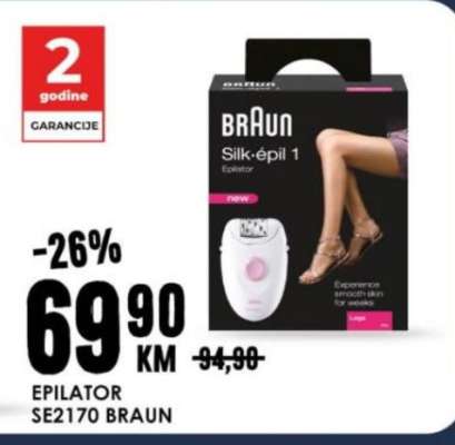EPILATOR SE2170 BRAUN