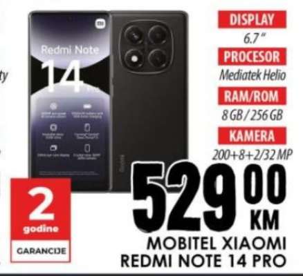 Mobitel Xiaomi Redmi Note 14 PRO