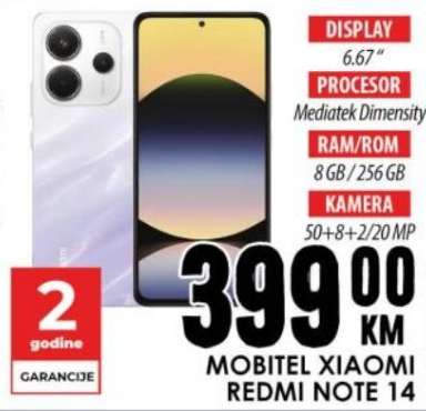 Mobitel Xiaomi Redmi Note 14