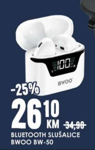 BLUETOOTH SLUŠALICE BWOO BW-50