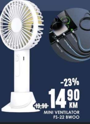 MINI VENTILATOR FS-22 BWOO