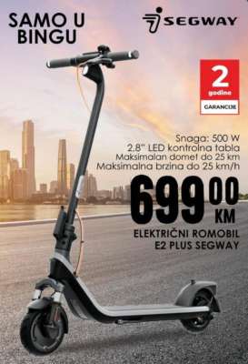 ELEKTRIČNI ROMOBIL E2 PLUS SEGWAY