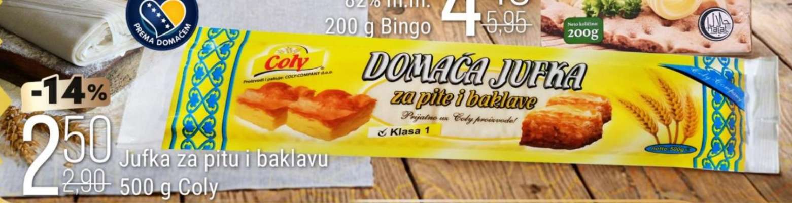 Jufka za pitu i baklavu