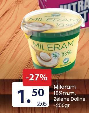Mileram 18%m.m. Zelene Doline