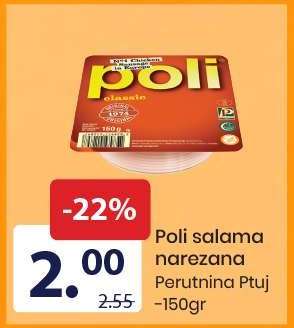 Poli salama narezana