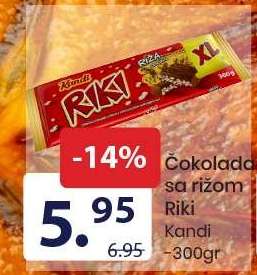Čokolada sa rižom Riki