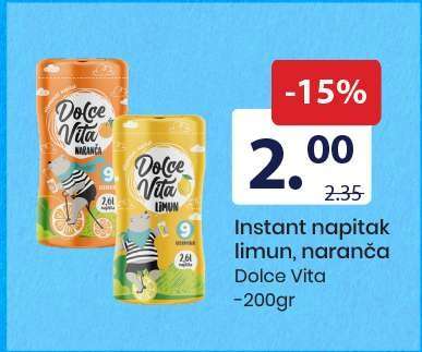 Instant napitak limun, naranča Dolce Vita
