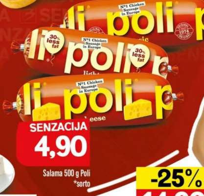 Salama 500 g Poli