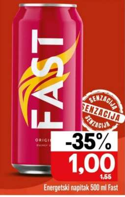 Energetski napitak 500 ml Fast