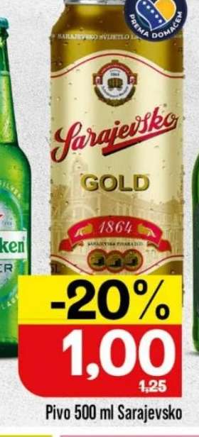 Pivo 500 ml Sarajevsko