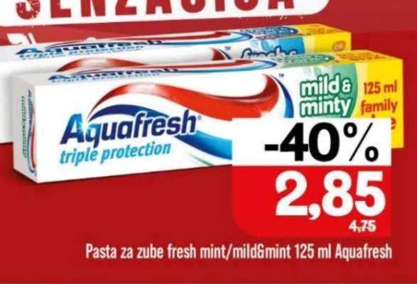Aquafresh triple protection