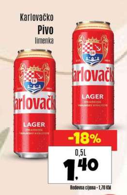 Karlovačko Pivo limenka