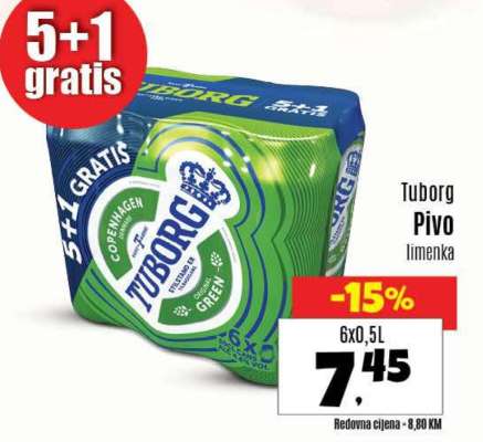 Tuborg Pivo limenka