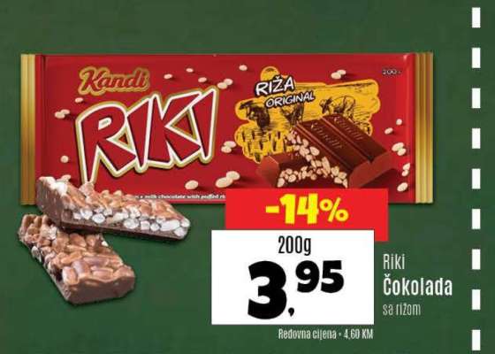 Riki čokolada sa rižom