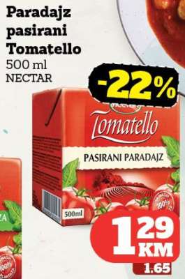 Paradajz pasirani Tomatello