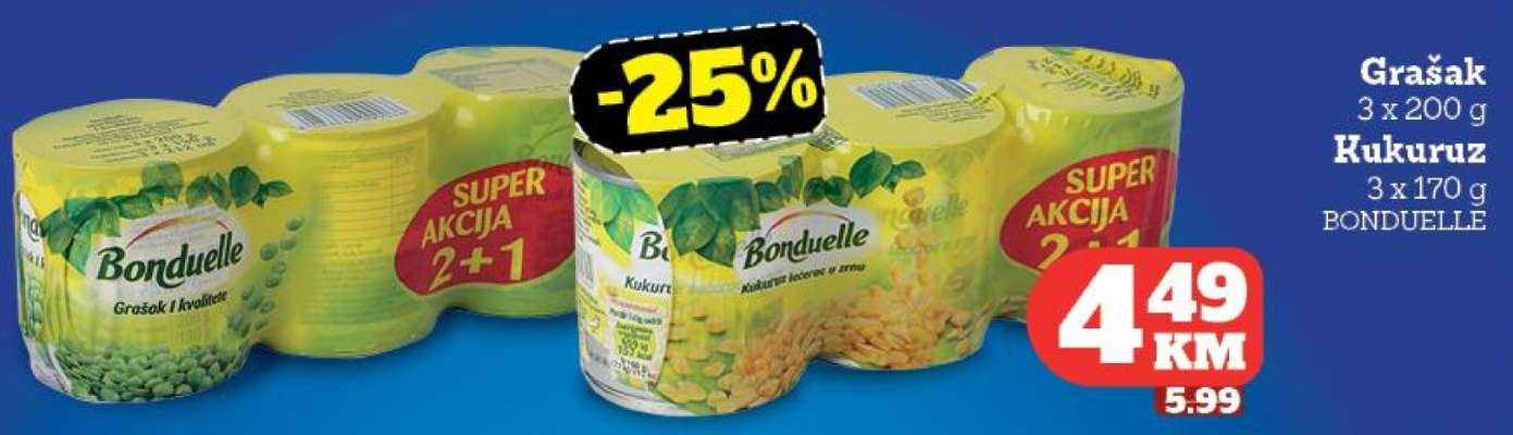 Bonduelle Grašak i Kukuruz