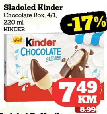 Sladoled Kinder Chocolate Box