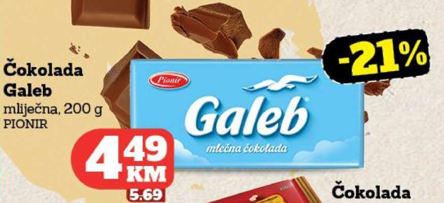 Čokolada Galeb