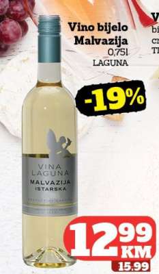 Vino bijelo Malvazija