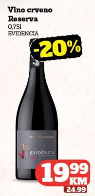 Vino crveno Reserva