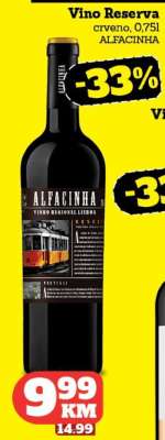 Vino Reserva ALFACINHA