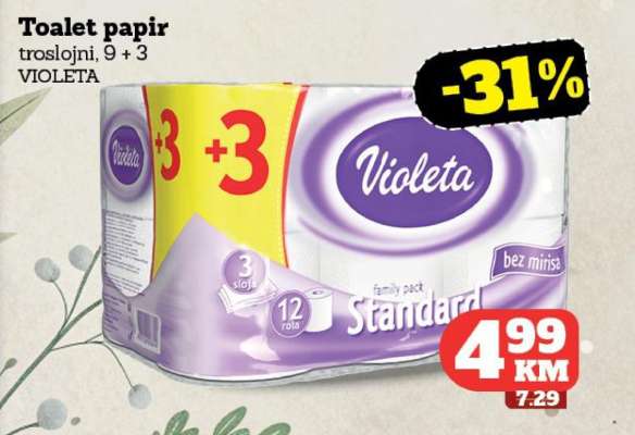 Toalet papir Violeta